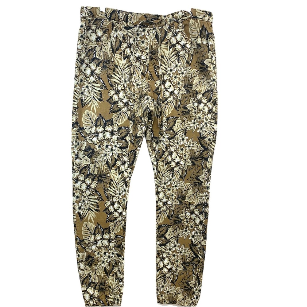 Victorious Floral Camo Joggers Pull On Pockets‎ Drawstring Men XL Casual Outdoor